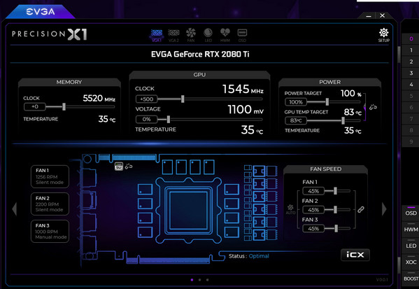 NVIDIA显卡超频工具(EVGA Precision)