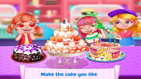 儿童蛋糕制作游戏