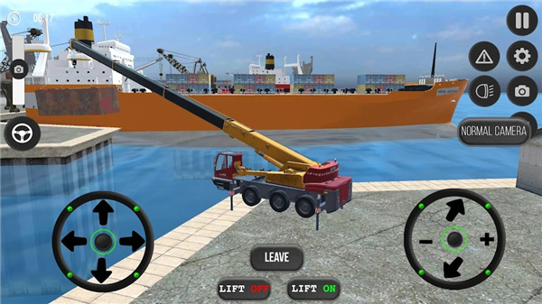 起重机海港货物模拟器游戏