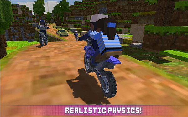 模拟方块摩托车游戏