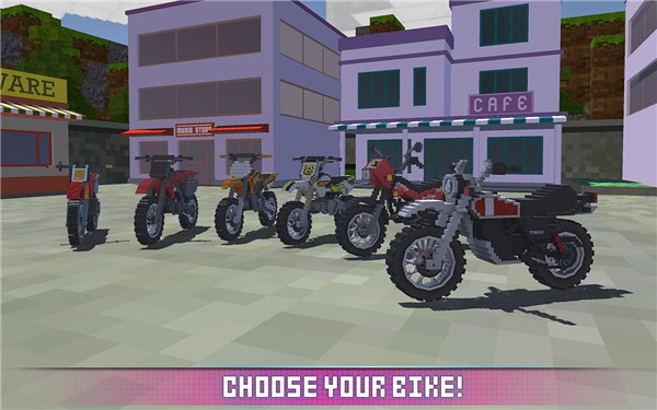 模拟方块摩托车游戏